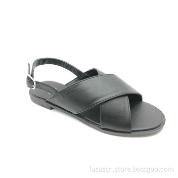 flat summer women's beach wear sandal